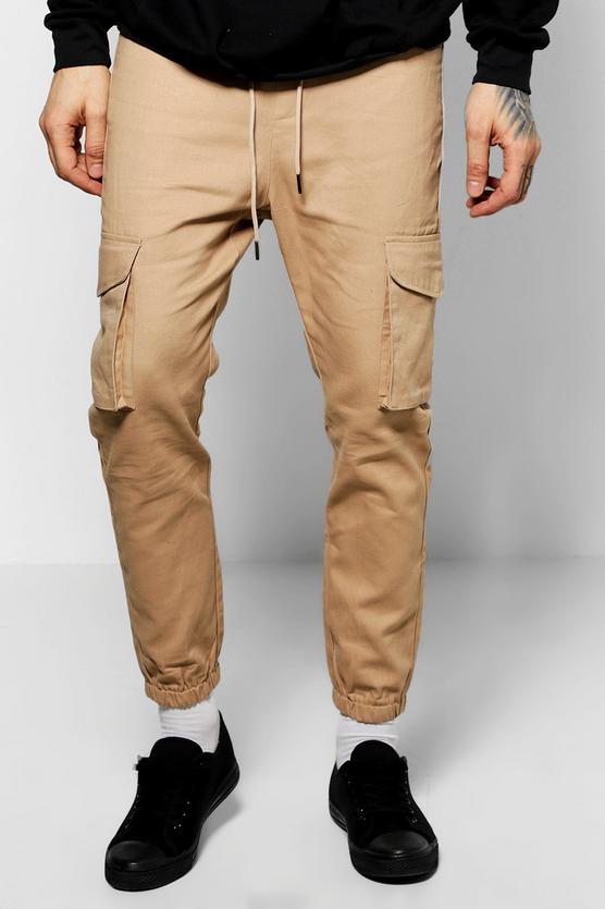 Skinny Fit Utility Joggers Cargo Pants